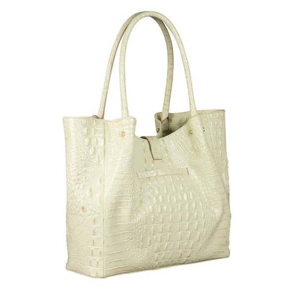 Brahmin Medium Mallory Tote in Crystal Melbourne Leather - Picture 2 of 2